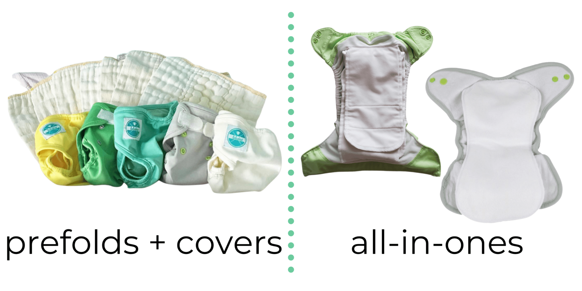 What's the Difference Between a Prefold and AllInOne Cloth Diaper
